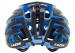 Helmet LAZER O2 DLX with LED and lock in black and blue