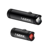 Set of bicycle light Lezyne LED MACRO MICRO DRIVE PAIR Black