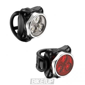 Set of bicycle light Lezyne ZECTO DRIVE PAIR Silver