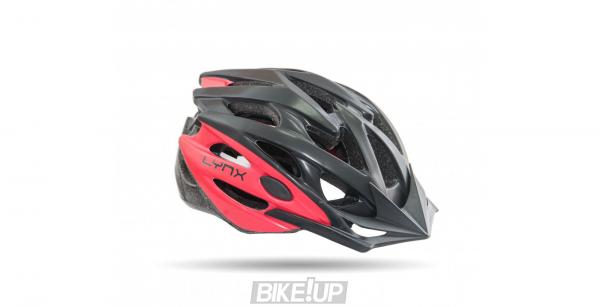 Bicycle helmet LYNX Les Gets Matt Black Red