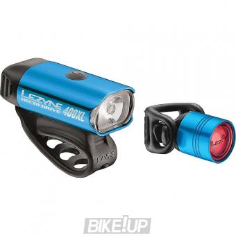 Front Lamps Rear Lezyne HECTO DRIVE 400XL / FEMTO PAIR Blue