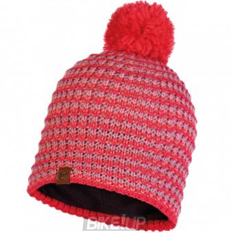 BUFF KNITTED & POLAR HAT DANA Blossom Red