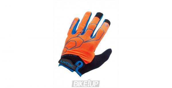 Cycling gloves LYNX All-Mountain OBL Orange Blue