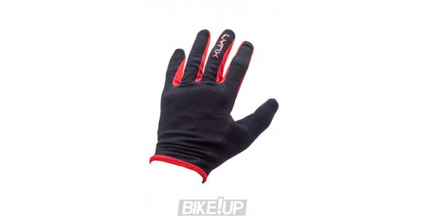 Cycling gloves LYNX Trail BR Black Red