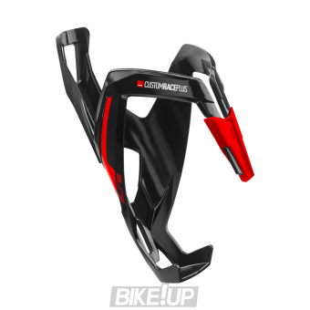 Bottle Cage ELITE CUSTOM RACE PLUS Black Red Gloss