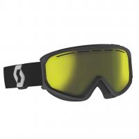 Ski mask SCOTT FACT Chrome Black White Enhancer Yellow Chrome