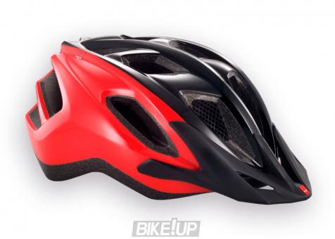 Helmet MET Funandgo Black Red panels