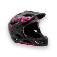 Helmet fulfeys female MET Parachute 2018 Black Pink Texture