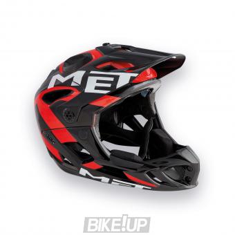 Helmet fulfeys MET PARACHUTE 2018 Black Red