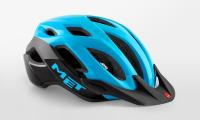 Helmet MET Crossover Cyan Black Glossy