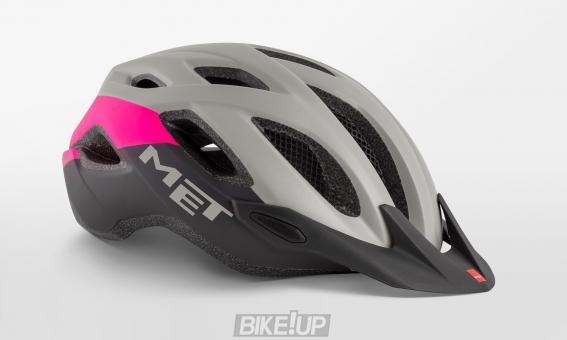 Helmet MET Crossover Gray Pink Matt