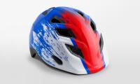 Helmet MET ELFO & GENIO Blue Red Hero Glossy