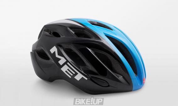 Helmet MET Idolo BLACK SHADED CYAN GLOSSY
