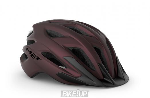 MET Helmet Crossover Burgundy