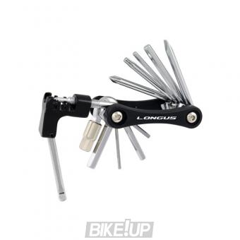 Multitool LONGUS POLY 12 Black chain squeeze