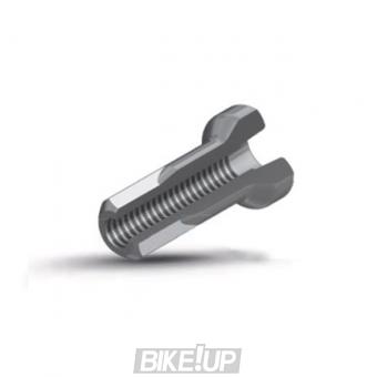 DT SWISS Standard Aluminium Spokes Nipples 2.0/12mm 100pc Hidden Silver N0AF20120N0100