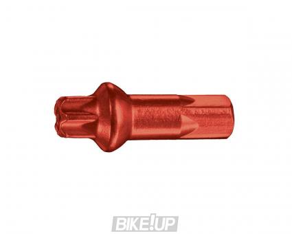 DT Swiss Nipples Squorx Pro Head Aluminium 2.0x15mm Red 100pc N0AH20150R0100