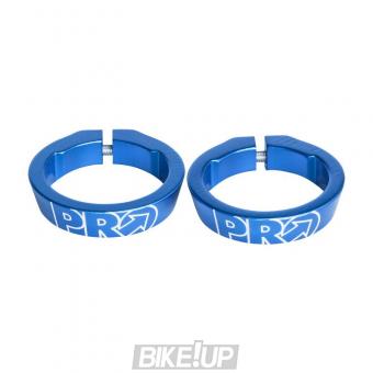 A set of aluminum locks for PRO Grips Blue