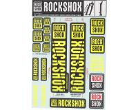 ROCKSHOX Fork Decal Kit 30/32/RS1 NE01 Yellow 11.4318.003.498