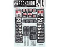 ROCKSHOX Dual Crown Fork Decal Kit 35mm White 11.4318.003.515