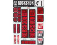 ROCKSHOX Fork Decal Kit 35mm Oxy Red 11.4318.003.509