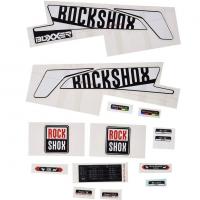 ROCKSHOX Fork Decal Kit BoXXer 26/27.5 White Black 11.4318.003.387