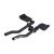 Aerobar sunbed on wheel PRO Missile S-Bend Clip-on Al Black