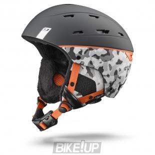 Ski Helmet Julbo Norby 2018 Grey Camo-Orange