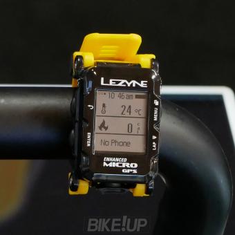 Hours fitness tracker for running and cycling Lezyne Micro GPS WATCH COLOR Limited Yellow