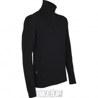 Thermal underwear top long sleeve Icebreaker BF 260 Tech LS Half Zip MEN black