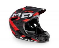 Helmet MET Parachute Black Red