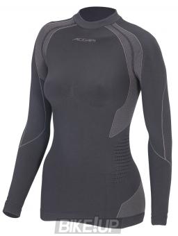Thermal underwear top long sleeve ACCAPI Polar Bear Women Anthracite