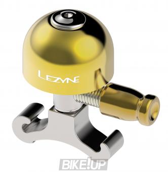 Up on the wheel Lezyne Classic Brass Bell S Gold-Silver 2018