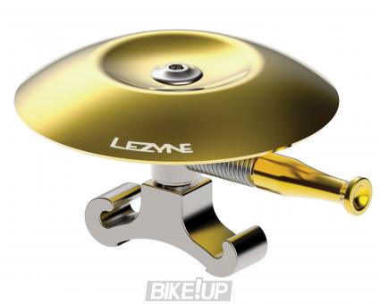 Up on the wheel Lezyne Classic Shallow Brass Bell Gold-Silver 2018