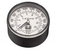 A pressure gauge to the high pressure pump 220 Lezyne PSI GAUGE 2.5 Silver