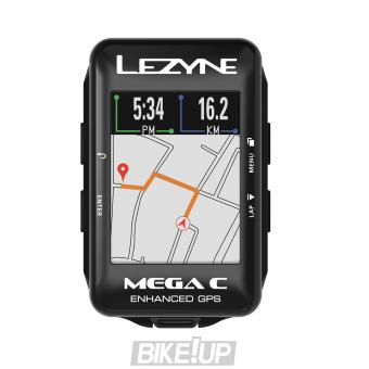 Cycling computer Lezyne Mega C GPS Black