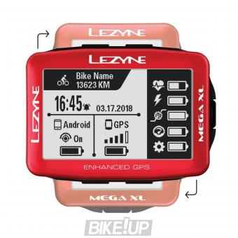 Bike Computer LEZYNE MEGA XL GPS 2019 Limited Red