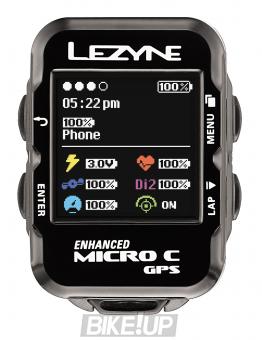 Cycling computer Lezyne MICRO COLOR GPS 2018 black