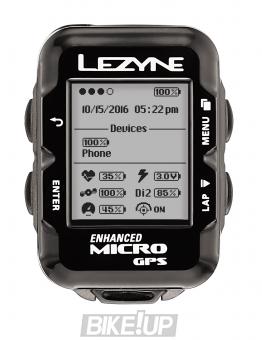 Cycling computer Lezyne MICRO GPS 2018 black