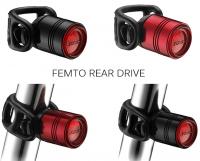 Set cycling flashers Lezyne LED FEMTO DRIVE Black Red