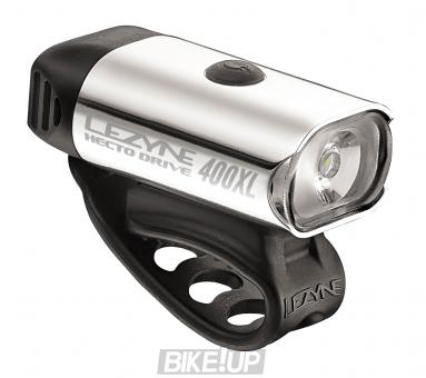 Lantern Lezyne Hecto Drive 400XL Silver 2018