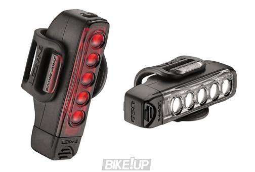 Front Lamps Rear Lezyne STRIP DRIVE PAIR black