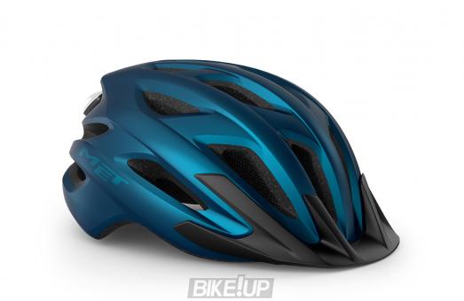 MET Helmet Crossover Blue Metallic