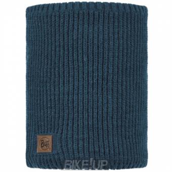 BUFF Knitted & Fleece Neckwarmer Rutger Steel Blue