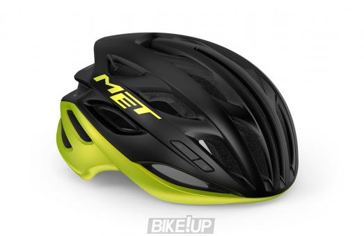 MET Helmet ESTRO MIPS Black Lime Yellow Metallic Glossy