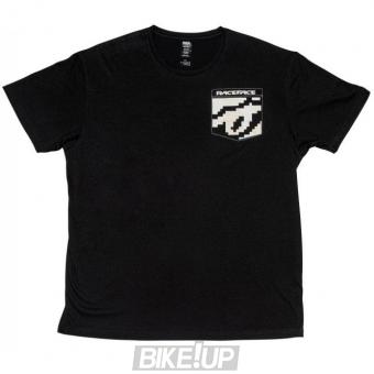 Shirt RACEFACE 8 Bit Pocket SS Tee Black