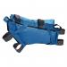 Bicycle frame bag on ACEPAC Roll Frame Bag M Blue