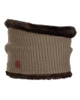 BUFF KNITTED COLLAR ADALWOLF Brown Taupe