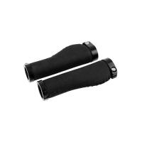 Grips with lock LONGUS ERGOCITY Black