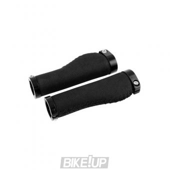 Grips with lock LONGUS ERGOCITY Black